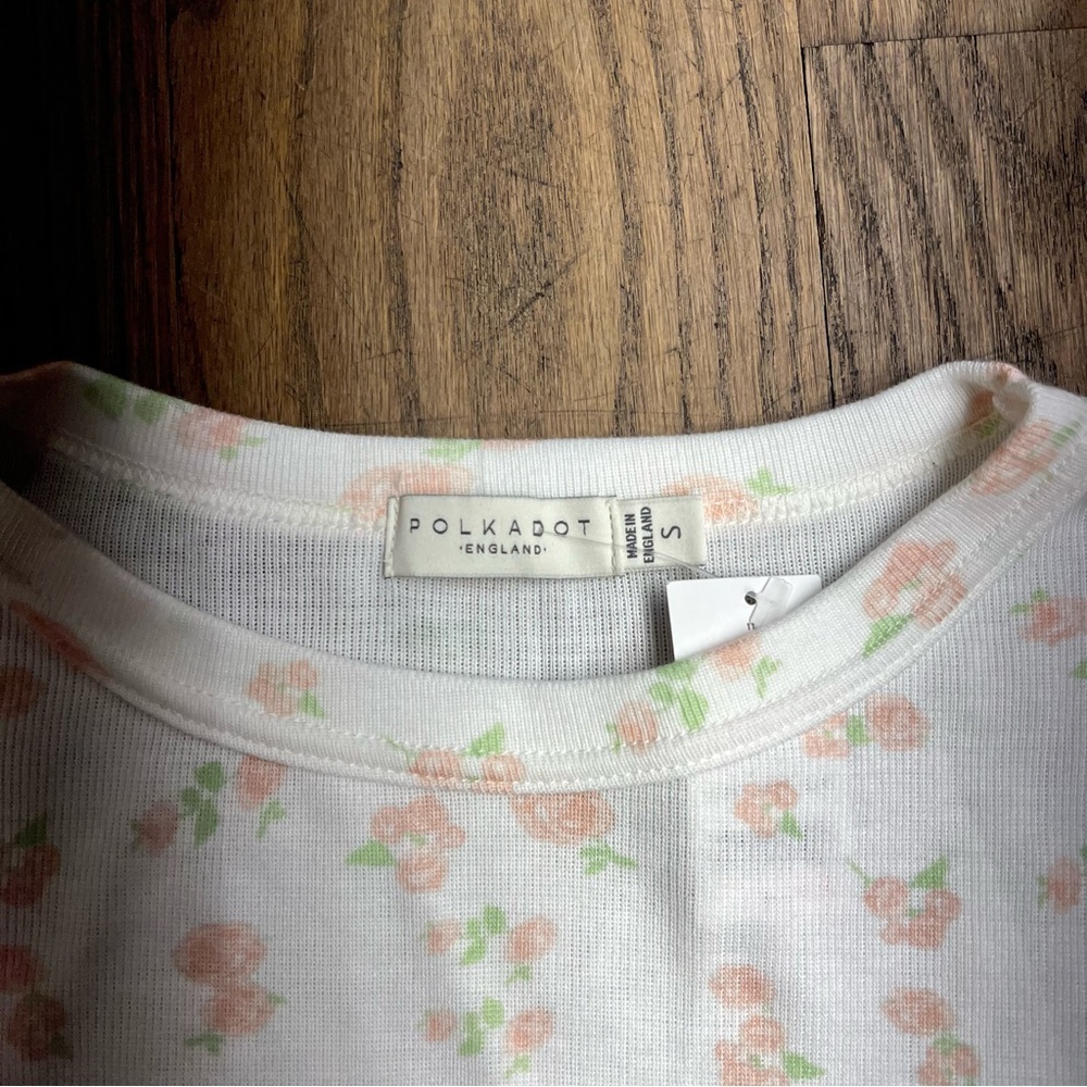 NWT Polka Dot England Top - Picture 2 of 3